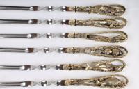 Набор шампуров с декоративным литьем "Рыбалка" (6 шт)